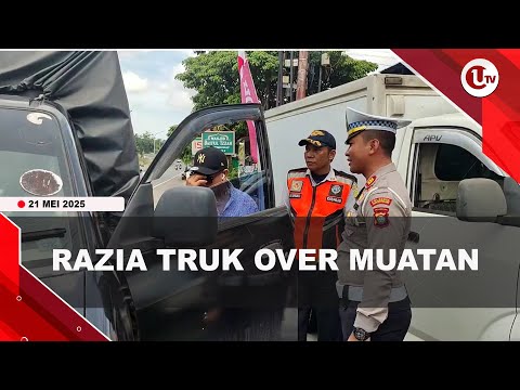 PULUHAN TRUK OVER MUATAN DAN DIMENSI TERJARING RAZIA | U-NEWS