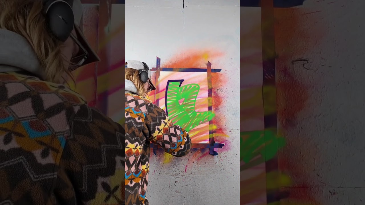 How to write easy graffiti letter 'N' 