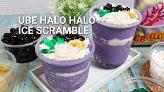 Ube Halo Halo Ice Scramble  |  Ice Scramble na Pang Negosyo