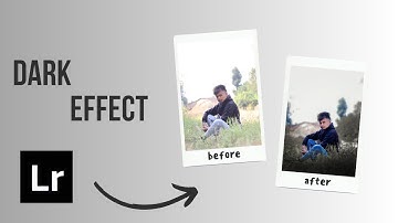 Lightroom Realistic Dark Effect Photo Editing Tutorial | Lightroom BackgroundS Colour Change Preset