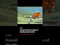 Kuwait releases video of deadly airport strike
