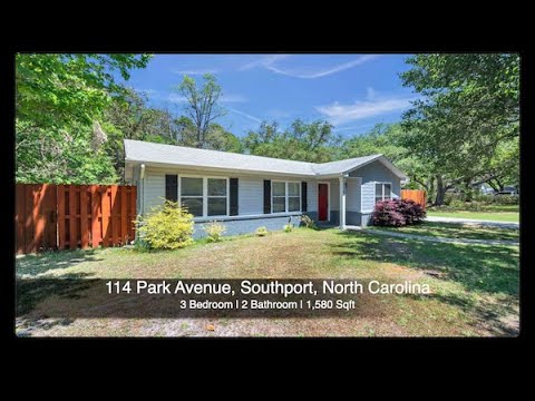 114 Park Avenue, Southport, NC home video tour