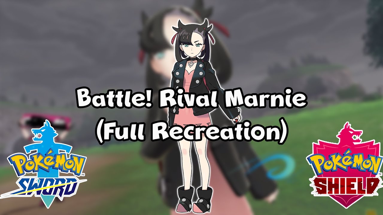 Pokémon Sword Shield Battle Rival Marnie Full Recreation