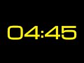 4:45 Minute Countdown Alarm & Timer / BEEPS AT END