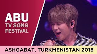 K.Will - Talk Love / Please Don't (South Korea) - ABU TV Song Festival 2018 Resimi