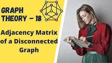 Graph Theory - 18 Adjacency Matrix of a Disconnected Graph