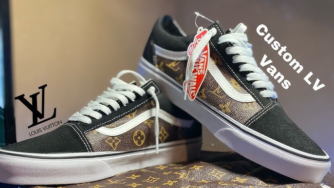 Vans X Louis Vuitton Lv Low Cut Sneakers Shoes For Men And Women Shoes