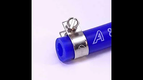 Mini Fuel Hose Line Pipe Clips Classic Rubber Clamps Petrol Diesel - Auto Silicone Hoses