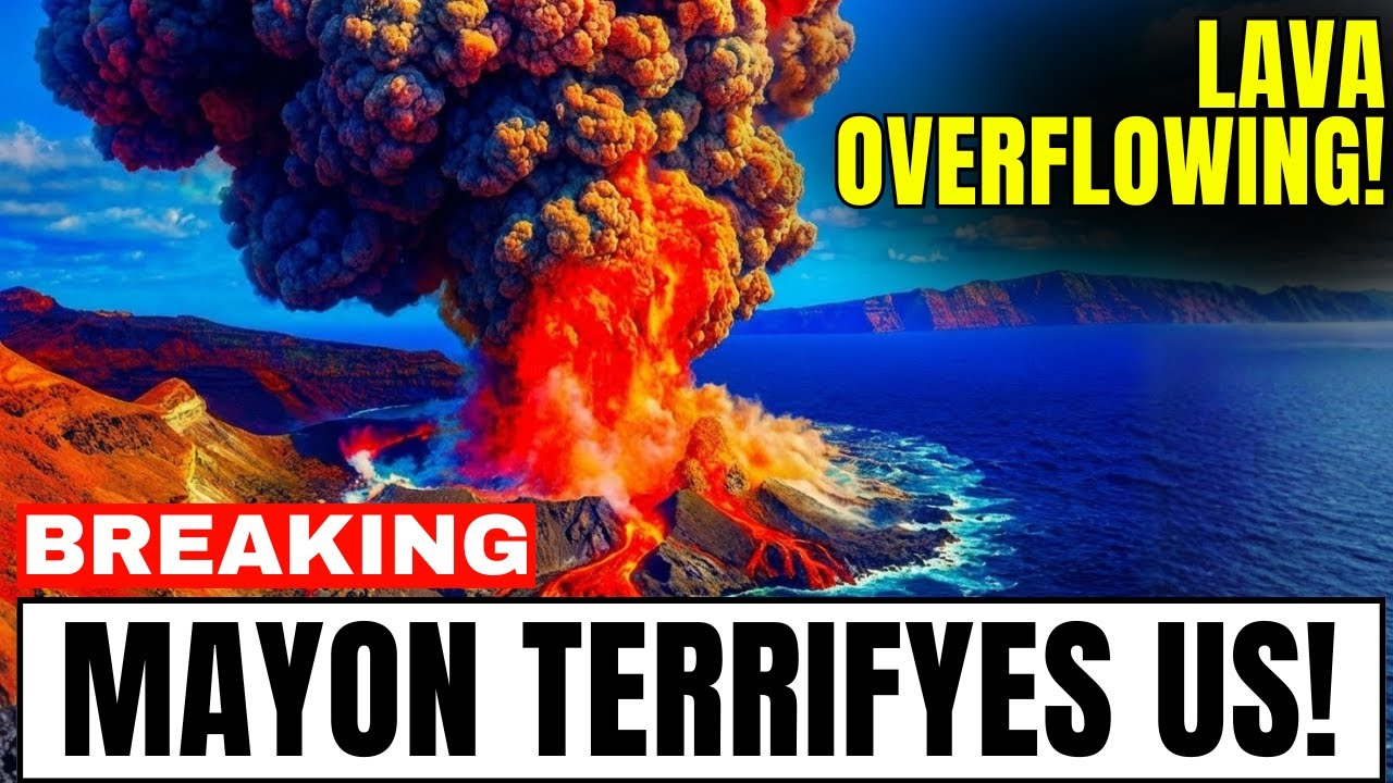 Mayon Volcano EMERGENCY — Lava Flows ADVANCE While 13 Emergency Shelters OVERFLOW with Evacuees!