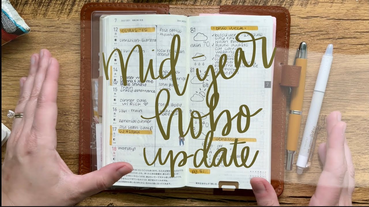 2021 Mid-Year Hobonichi Weeks Update