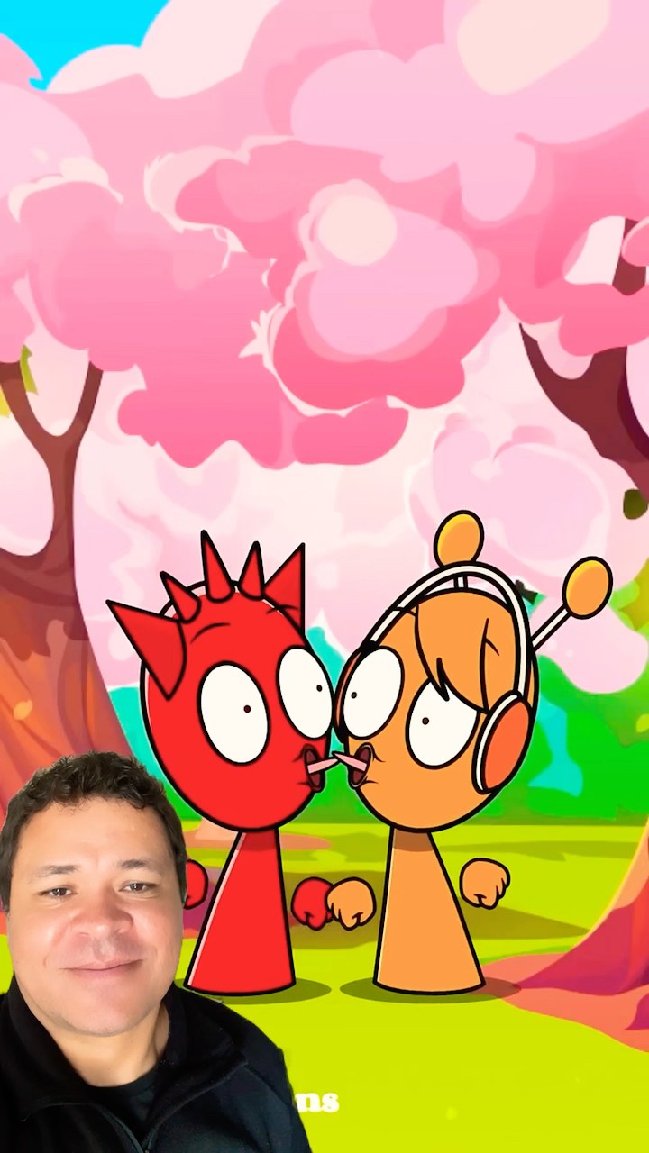 PINKI E A VINERIA BRINCANDO COM O RED E O OREN #mayumigames #sprunki #youtubeshorts #shortsvideo