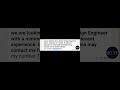 wanted Senior design Engineer @cbe