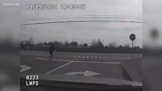 KSP releases video showing suspect, LMPD exchange gunfire in shooting near Walmart