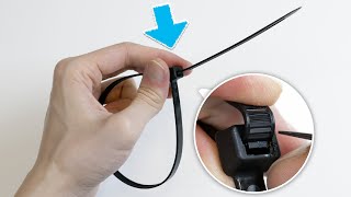 原來束線帶(索帶)有22個隱藏用途，太厲害了！22 Zip Tie Life Hacks