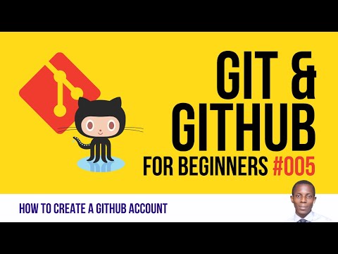 How to create a GitHub account | Git and GitHub for Beginners