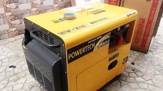 Unboxing the Most Powerful Air-cooled Diesel Generator (super silent energy efficient) Resimi