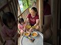 Bà già không có nhà..| hai mẹ con ăn mì 🍜 tôm..🤡 [ tập 15 ] #shorts