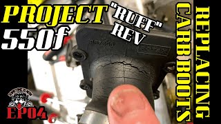 SKIDOO REV MXZ 550f | EP04 | Replacing the rubber carb intake boots