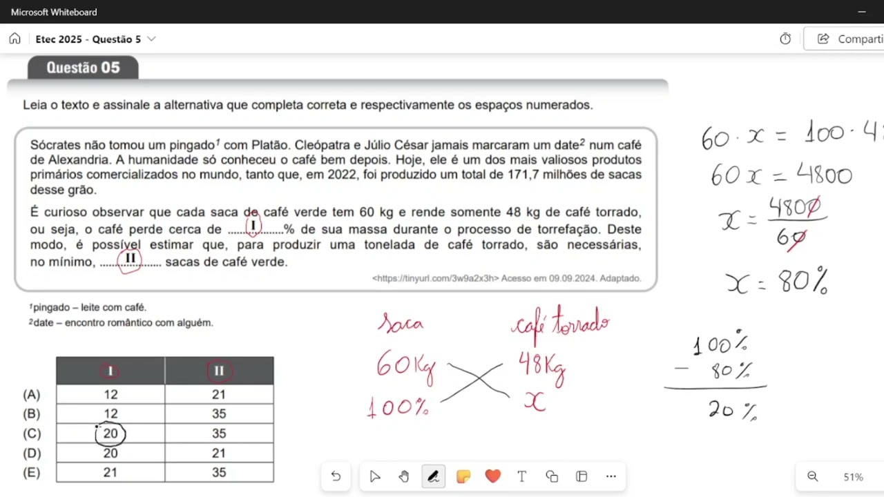 Etec 2025 Questão 5