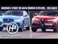 Jaguar F-Pace VS Alfa Romeo Stelvio - On the track | Fifth Gear