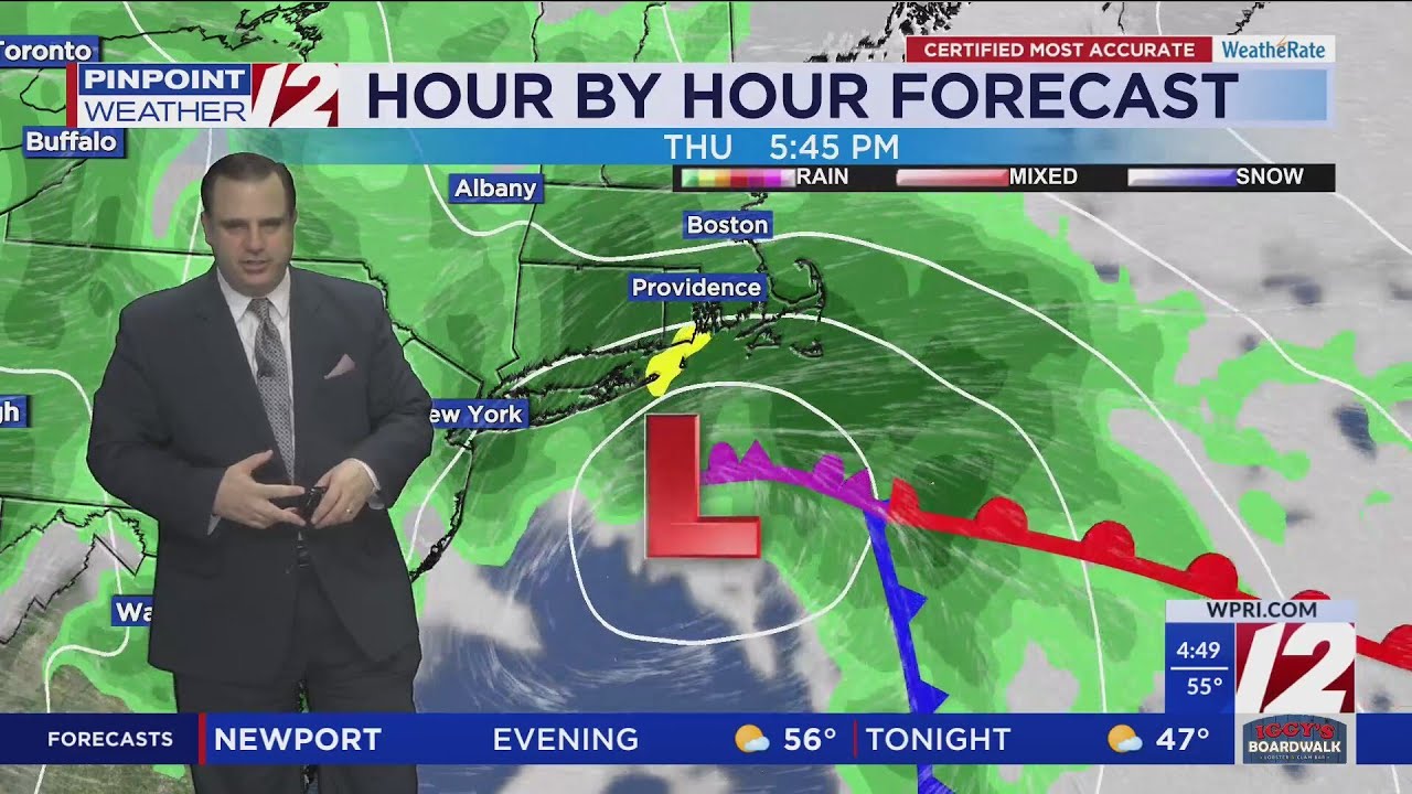 WPRI 12 Weather Forecast for 5/19/25: Breezy and dry today; coastal ...