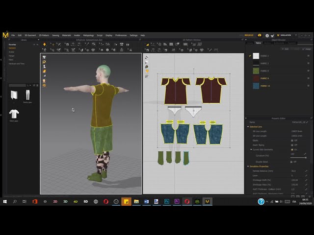 Marvelous Designer: how to hide parts of the clothes to edit not visible ones without problems Clo3d - YouTube