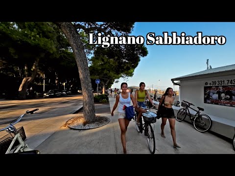 Lignano Sabbiadoro, Italy Beach & City tour