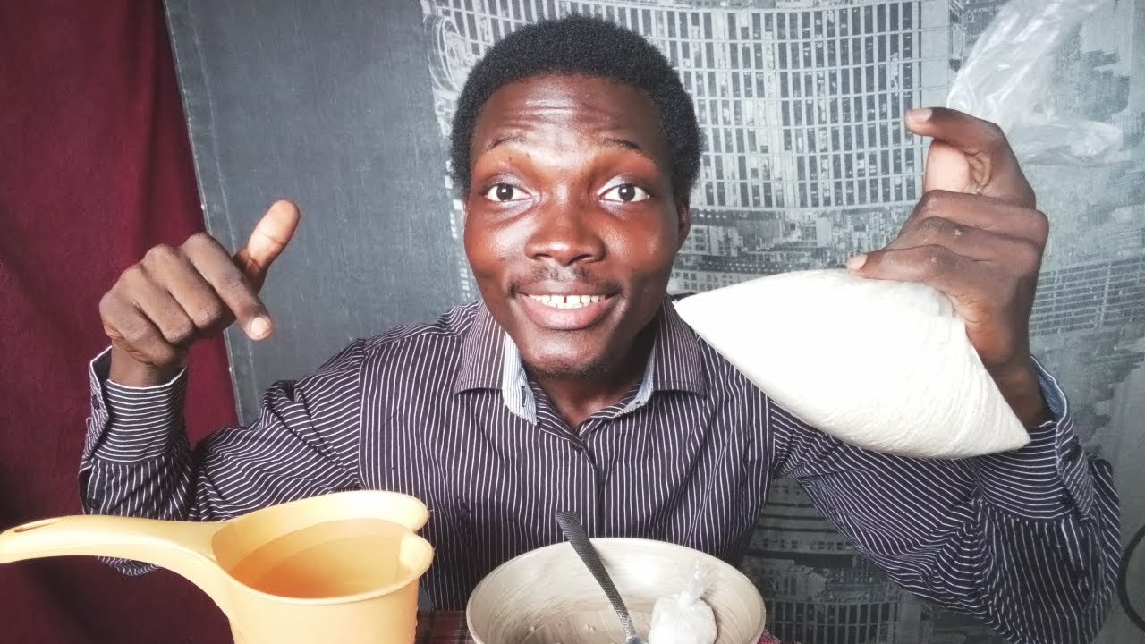 GHANA LOCAL FOOD GARI SOAKINGS ON THE GO