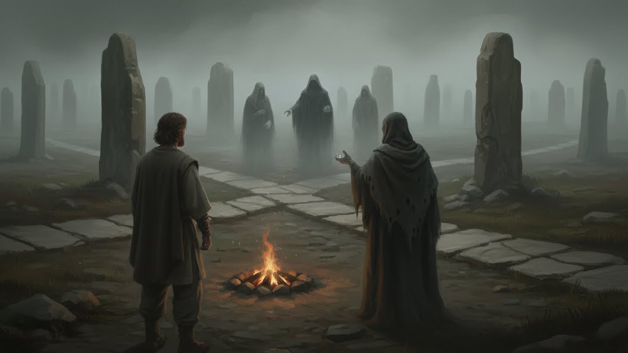 The Ancient Road at the Crossroads — A Celtic Folklore Campfire Tale