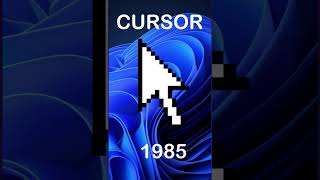 🖱️ Windows Cursor Evolution (1985–2025) #Shorts #microsoftwindows