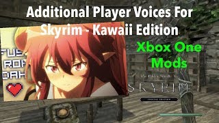 Skyrim Se Xbox One Mods Additional Player Voices For Skyrim Kawaii Edition Youtube