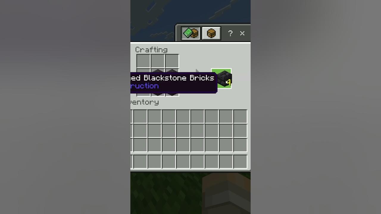 How to make polished blackstone brick walls in minecraft shorts youtube