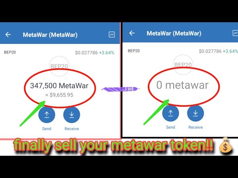 how to sell metawar token in trust wallet |how to swap metawar token to bnb #metawar