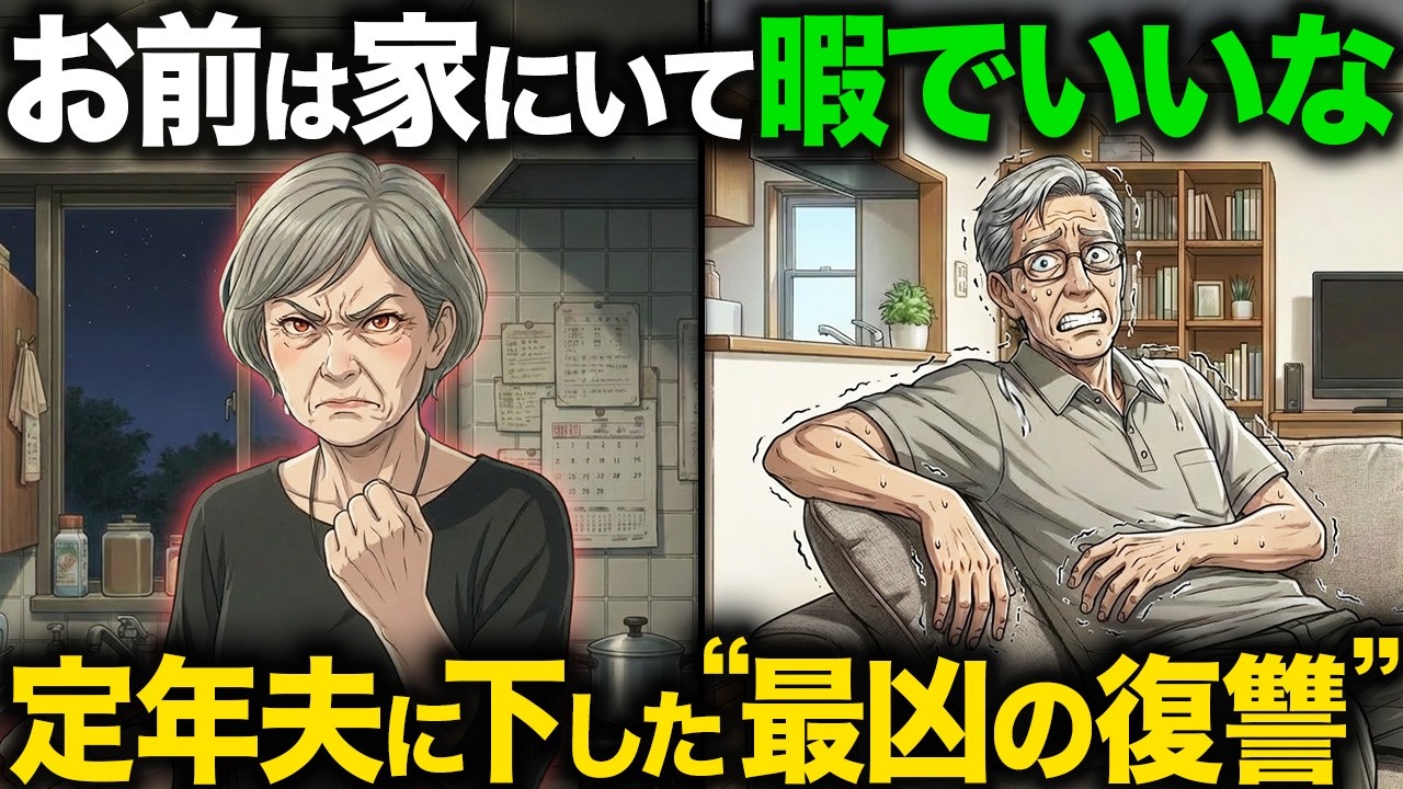 【家庭内別居】私を家政婦扱いするモラハラ夫。38年分の恨みを込めた逆襲【スカッと】