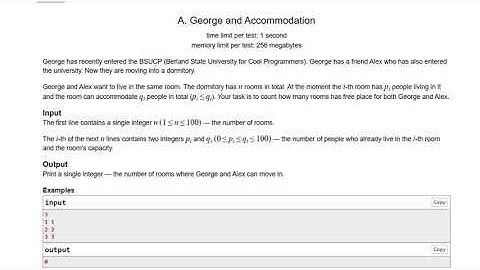 Codeforces 467A - George and Accommodation | Python Beginner Solution