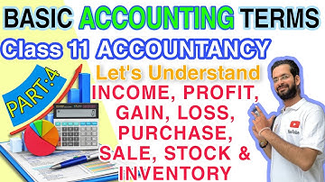 basic accounting terms class 11 | Class 11 accounts chapter 2 | Accountancy class 11 | Part 4