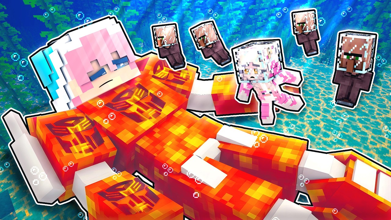 MOMON & ATUN MENJADI TRANSFORMERS LAVA UNTUK MENYEMALATKAN WARGA @BANGJBLOX