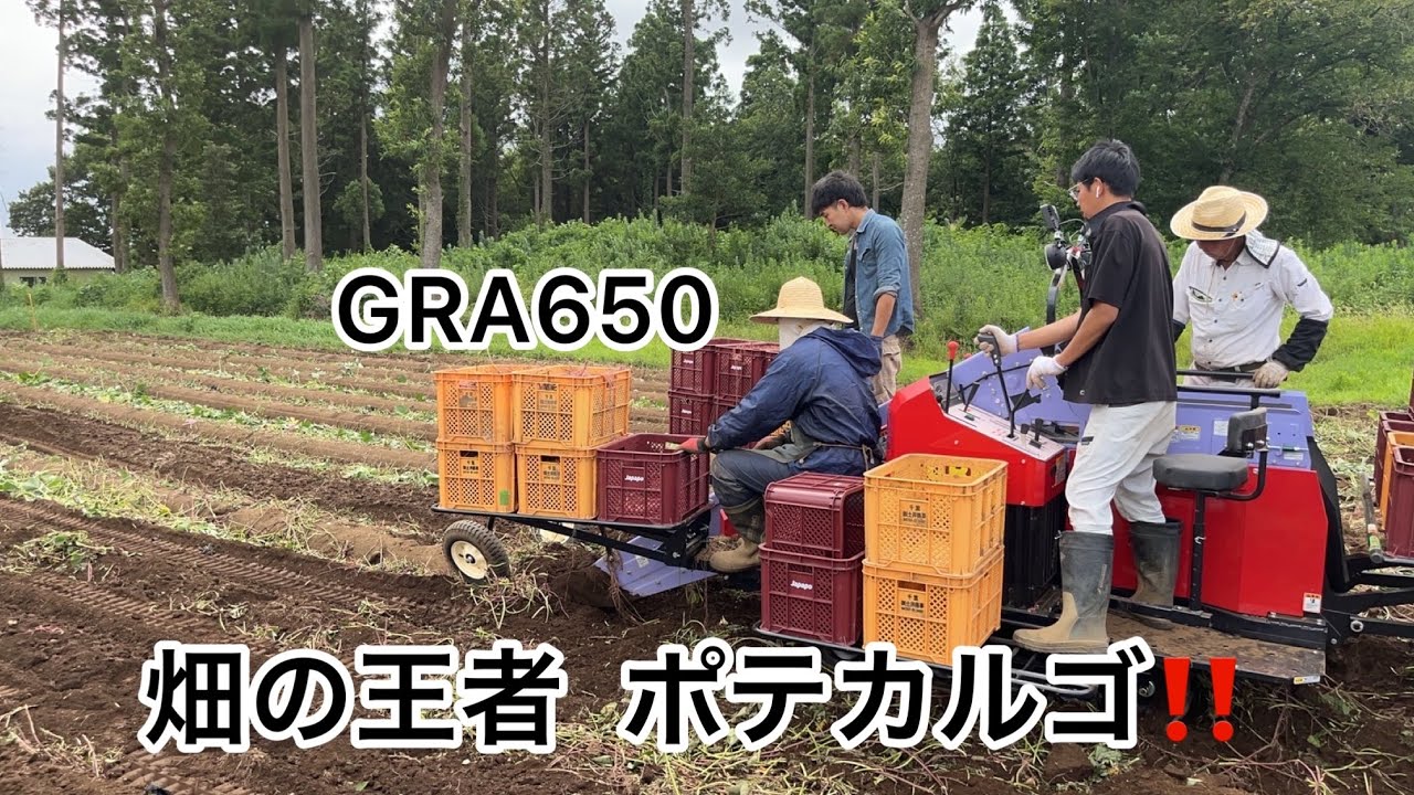 GRA650 畑の王者 【ポテカルゴ】 - YouTube