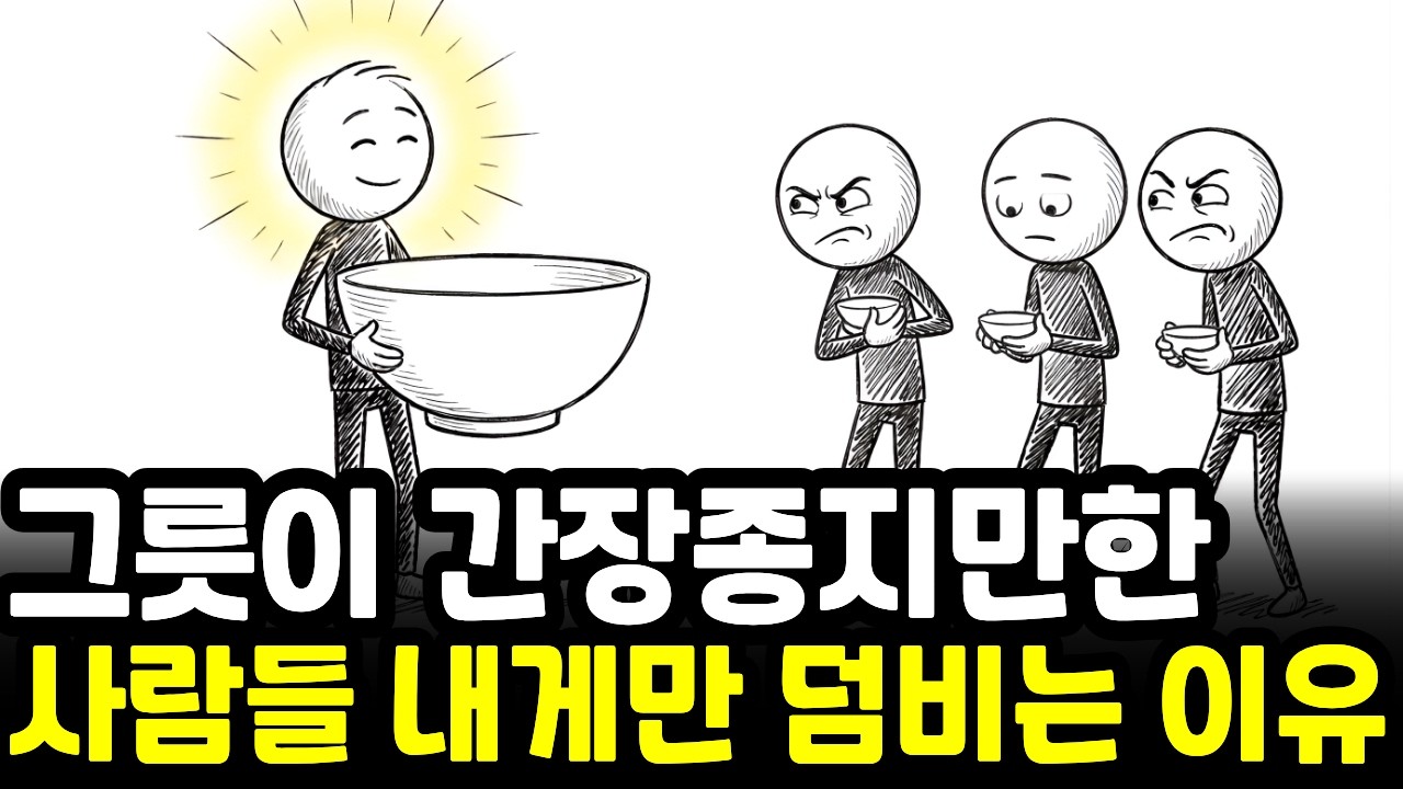 그릇이 간장종지만 한 사람들이 유독 나에게만 덤비는 소름돋는 이유 | 일상심리학