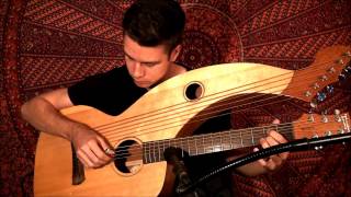 Here Comes The Sun (Beatles) - Harp Guitar Cover - Jamie Dupuis chords