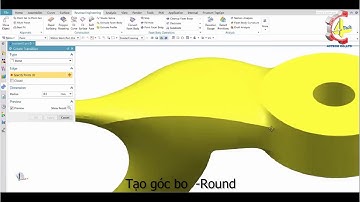 NX 12  Thiết kế ngược - Convergent Modeling for round and offset