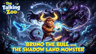 Full Bruno the Bull and the Shadow Land Monster 🌙🐂 | Magical Adventure Story for Kids | The Talking Zoo News
