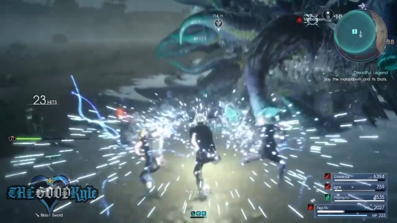 Ffxv Post Game Secret Boss Malbodoom Youtube