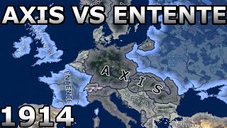 Axis in WW1! Can they beat the Entente? | HOI4 Timelapse