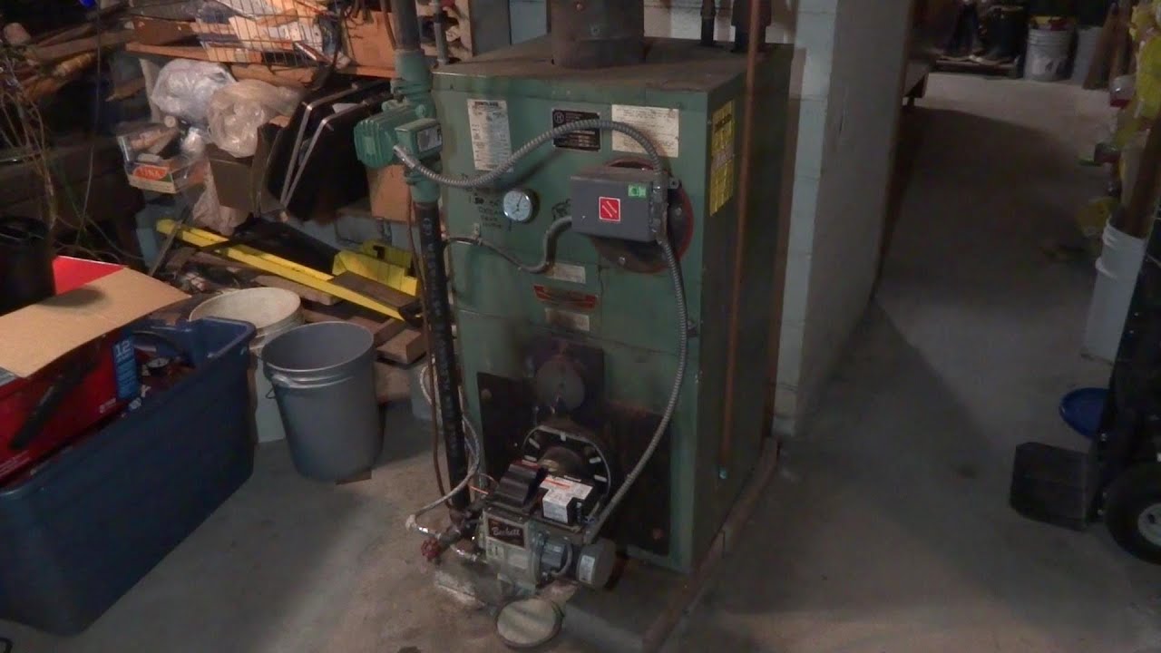 old-peerless-boiler-annual-oil-burner-maintenance-youtube