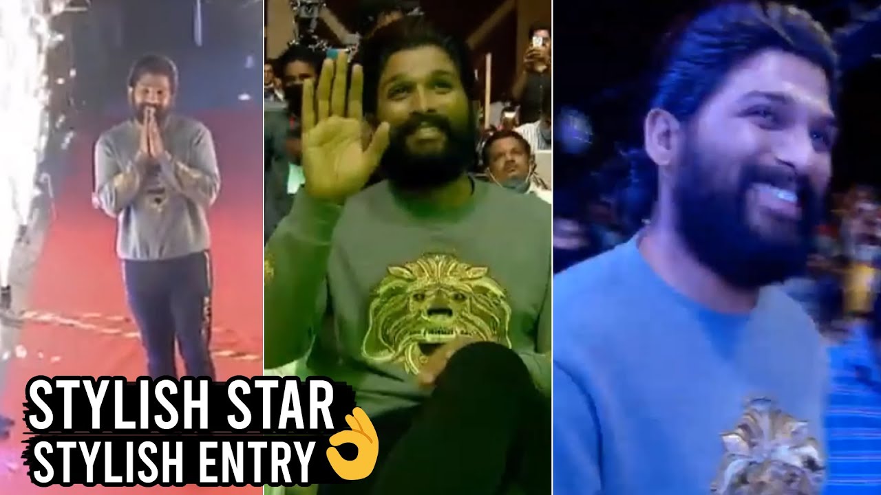 Allu Arjun Stylish Entry | Introducing Pushpa Raj - The First Meet | Allu Arjun | Pushpa