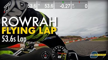 FAT Karting League - Rowrah Circuit 53.6s Flying Lap - Cool Track - Electric Kart - 4K Onboard