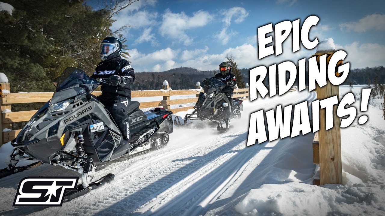 Захватывающие приключения на снегоходах в Адирондаке!