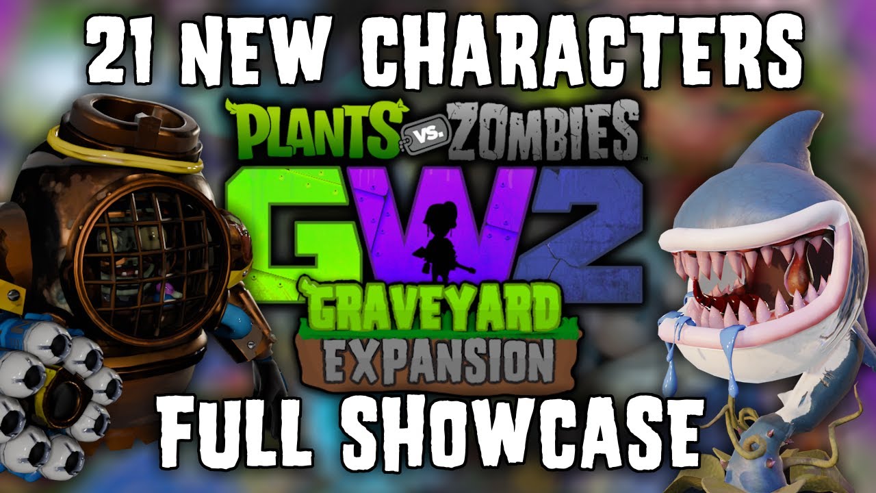 Демонстрация всех 21 новых персонажей в дополнении Graveyard — Моды для Garden Warfare 2