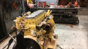 CAT C7 Engine Running